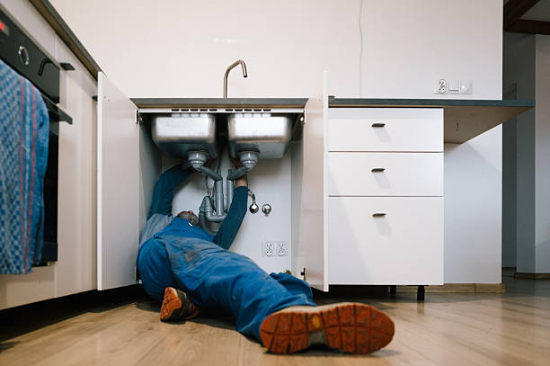 Professional Drain Cleaning technician working in Milford, NE